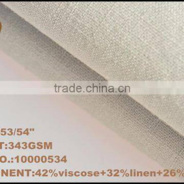 Viscose Linen Cotton Laminated Fabric photo-2