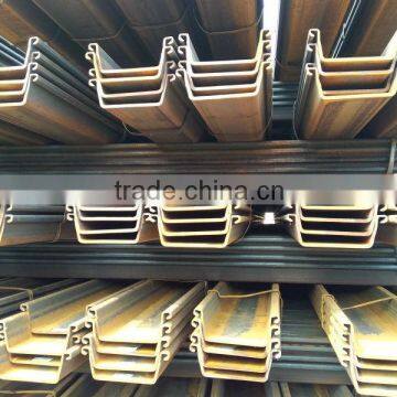 Q345B China Jinxi sheet piling 400*125; 400*170 low price