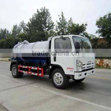 JAPAN Technology 4x2 6000L Vacuum Pump Truck With Vacuum Pump 4KH1-TCG40 120hp Quality Choice