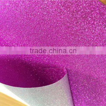 Solid Color Self Adhesive Glitter Paper for Decoration