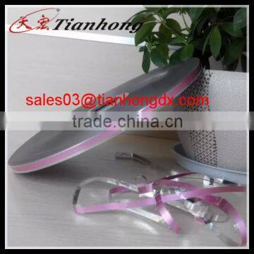 china pink color or custom color free edge al pet foil mylar profession AL/PET/PE foil tape suppliers SGS passed test report