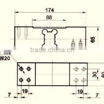 ZM-04 Aluminum Alloy Single Point Load Cell 1500kg photo-2
