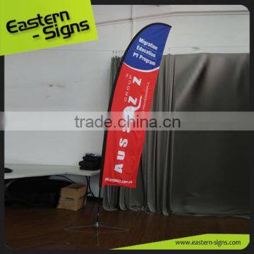 Custom Printing Avertising Beach Flag Outdoor And Indoor Flying Banner