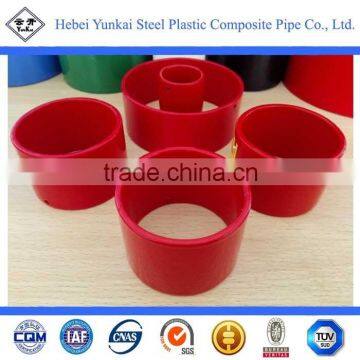 Groove Clamps or Flange Connected Fire Plastic Coated Steel Pipe