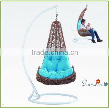 PE Wicker Rattan Outdoor Gazebo Swing photo-3