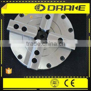 4 hardened jaw wedge style closed center pneumatic power chuck for CNC machine