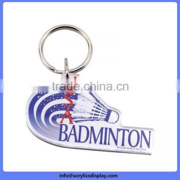 The Newest hot sell custom advertising acrylic keychain