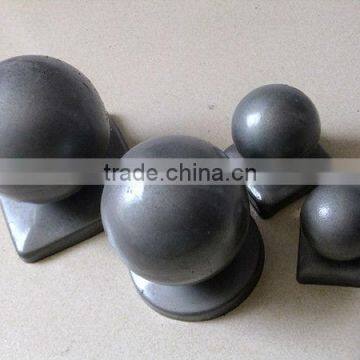 wrought iron caps fence caps