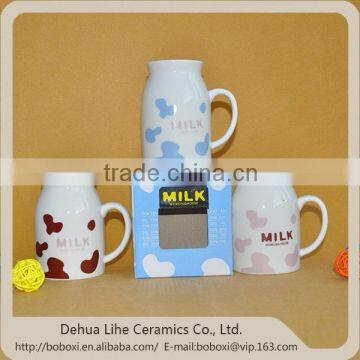 Made in China dehua mug with spoon