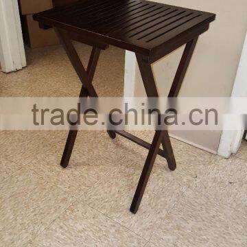 Folding wood Dinner Stand