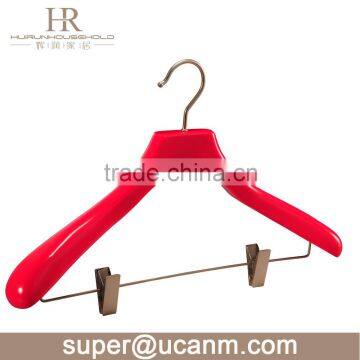 HRW-860GR wood coat skirt hanger