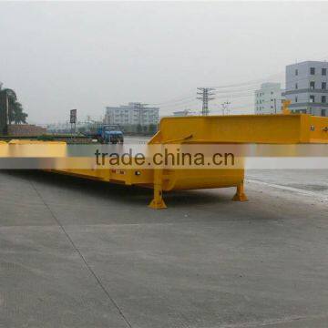 China Hot-selling Tri-axle 40 Tons Gooseneck Low Bed Trailer Transportation photo-6