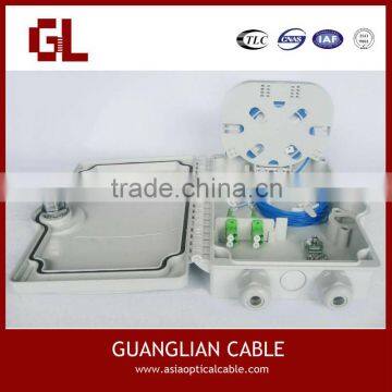 Supply samples of indoor 2ports 2/4/6/8/12/24core plastic optical fiber distribution box