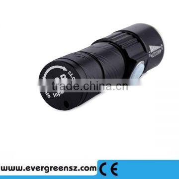 300 Lumens Zoomable Q5 LED Torch Zoom Lamp Light - 3 Mode Adjustable Brightness