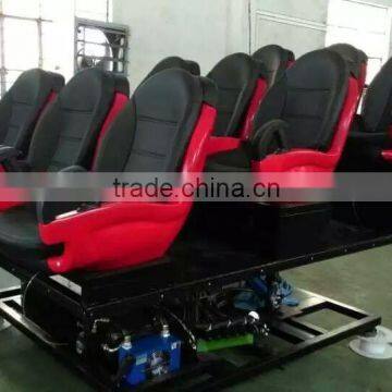 5D Cinema 6 DOF Hydraulic Motion Platform with 9 Chairs