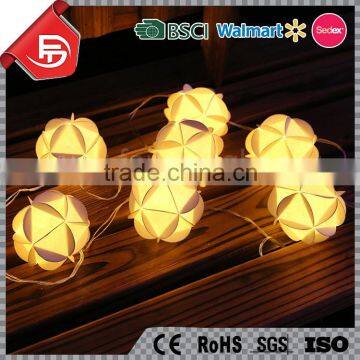 TZFEITIAN CE ROHS approval outdoor decoration paper flower commercial led pendant lighting