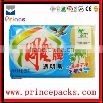 custom plastic bag packaging soap