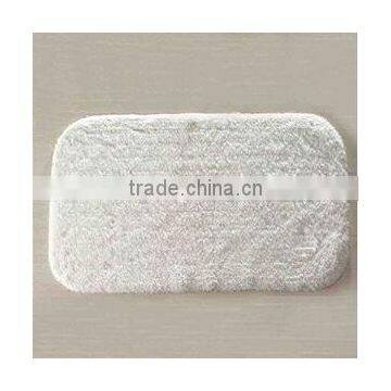 White Hotel Bath Rug Cotton Hand Make Rug