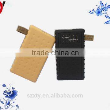 2015 wallet power bank powerbank 4000mah cookie power bank for smart phone