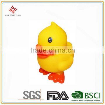 Cartoon Yellow Duck Evade Glue Toy With Sound