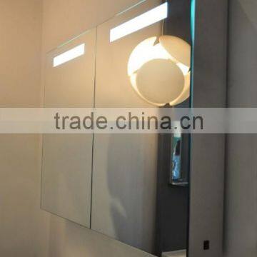 High quality backlit mirror cabinet with light for bathroom