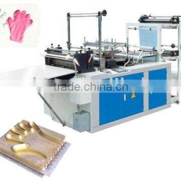 Computer PE disposable plastic glove making machine