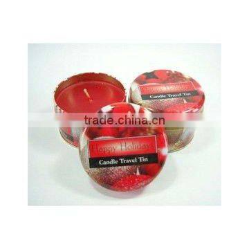 Decorative Scented Candle in Tin Box