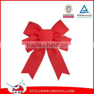 Handmade Velvet Material Christmas Ribbon Bow for Decoration photo-1