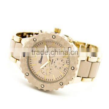 2016 Fashion Women Bezel Geneva Platinum Watch Japan Movt Water Resistant photo-3