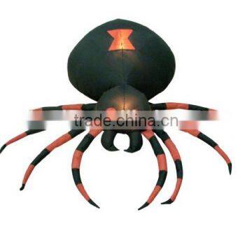 4 Foot Wide Halloween Inflatable Black Spider Yard Decoration