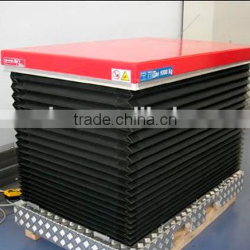 PVC nylon rectangular accordion protective bellows cover for lifting table