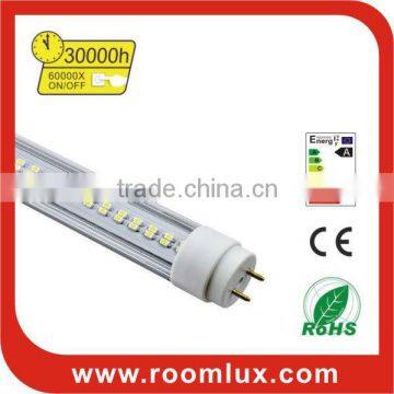 96pcs SMD 2835 18w T8 LED Tube Light with clear plastic tube