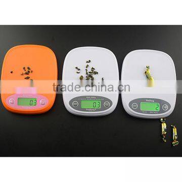 3KG/0-1kg/0.1g;1-2kg/0.2g;2-3kg/0.5g digital food scale