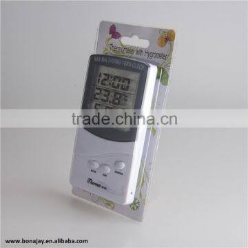 Indoor Digital Temperature Humidity Meter With Clock Display 0~+50C photo-6