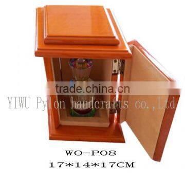 luxury glossy shine finish wooden gift perfume box wholesale