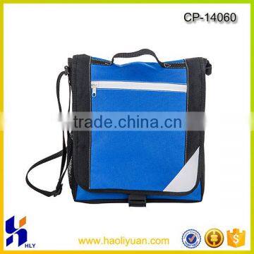 OEM 2015 hot sale blue laptop messenger bag