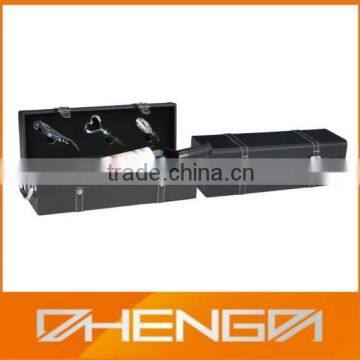 Best Sell Factory Customized 3 Bottles Leather Wine Packing Box (ZDS-F380)