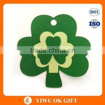 Big felt die cut shamrock decoration st patrick's day decor