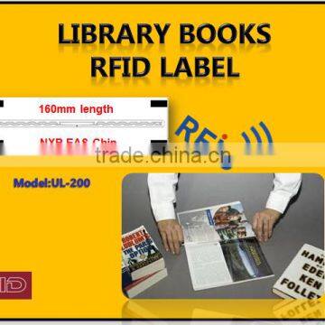 UL-200 Long length UHF RFID UCODE G2XM Chip library books EAS Label- SID Global