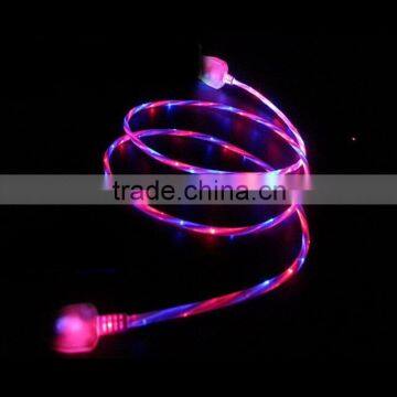 Best Visible Flow Led Light Usb Charging Sync Cable for Iphone 6 Charger Cable photo-3