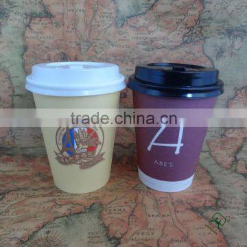 Disposable PS plastic lid for paper coffee cup