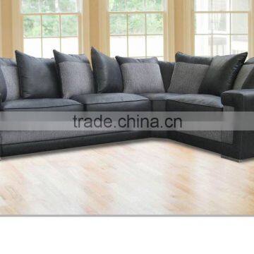 Customizaed drawing room fabric new new l shaped sectoonal sofa design