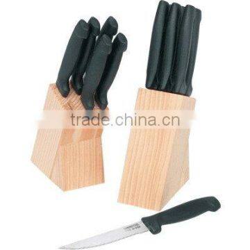 6pcs steak knife set with PP handle