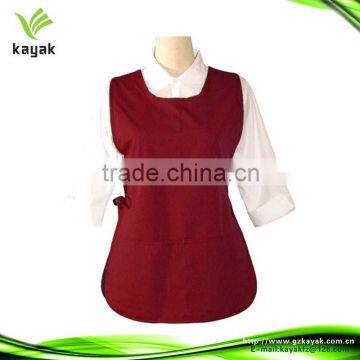 Customized plastic pvc apron kitchen apron