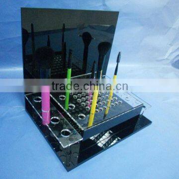 plexi brush displays/acrylic brush holder