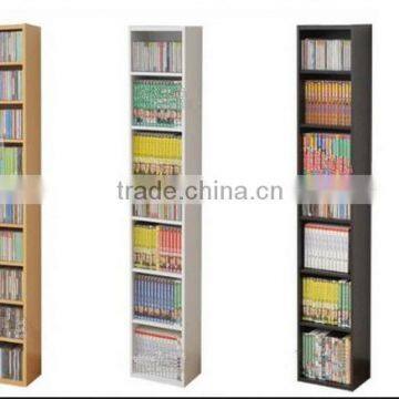 NOAHSION 8 Layers Melamine Bookcase Fixed On The Wall