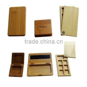 Bamboo cosmetic box