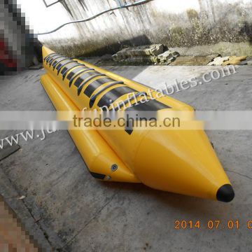 2016 biggest Banana Boat with 10 seats Single Tube Inflatable Banana Boats adults