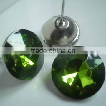 New coming trendy style crystal rhinestone button 22mm with good offer