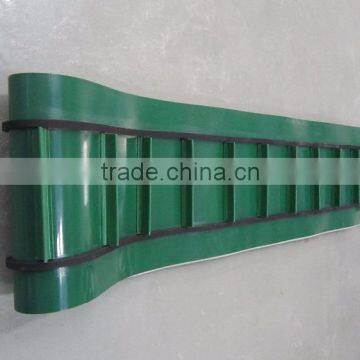 portable food belts pu conveyor belt with skirt sidewall